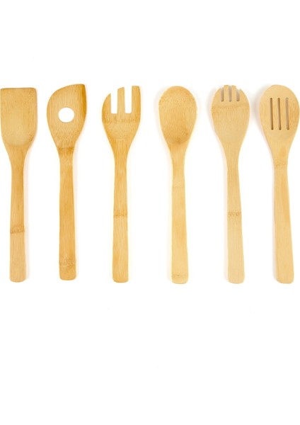 Ravioli 7 Parça Kaşık Seti - Kahverengi