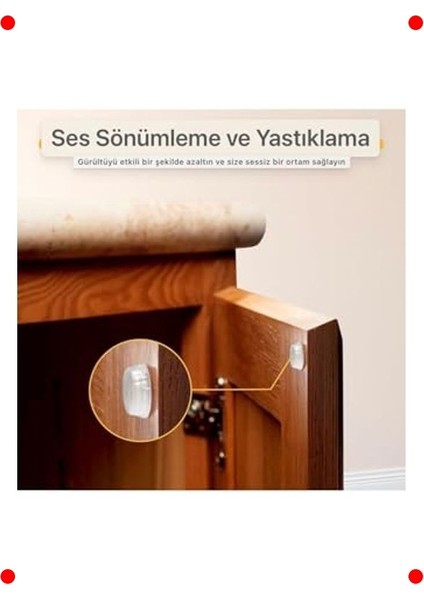 32 Adet Şeffaf Silikon Tampon & Stoper Seti modelleri