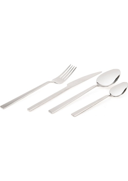 Girit 24 Parça Çelik Çatal Kaşık Bıçak Seti - Inox modelleri
