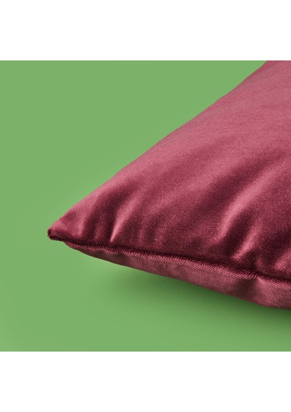 Soft Shiney Kırlent - Mürdüm - 40X40 cm modelleri