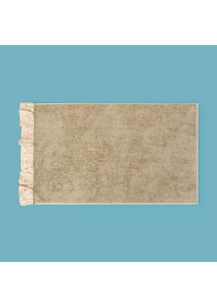 Soft Green Culture Twin Papatya Desenli Yüz Havlusu - Yeşil - 50X90 cm fiyatları