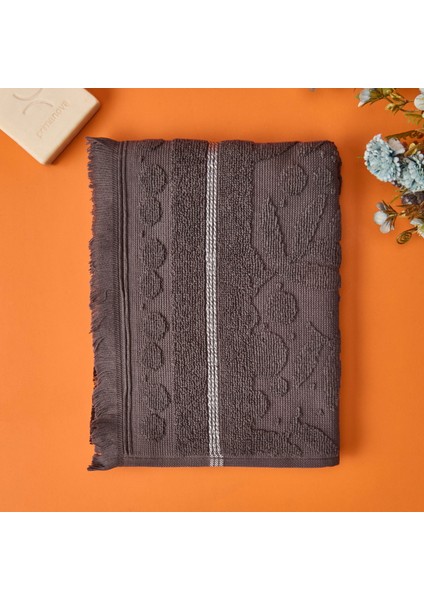 Soft Zeleno Yüz Havlusu - Antrasit - 50X70 cm