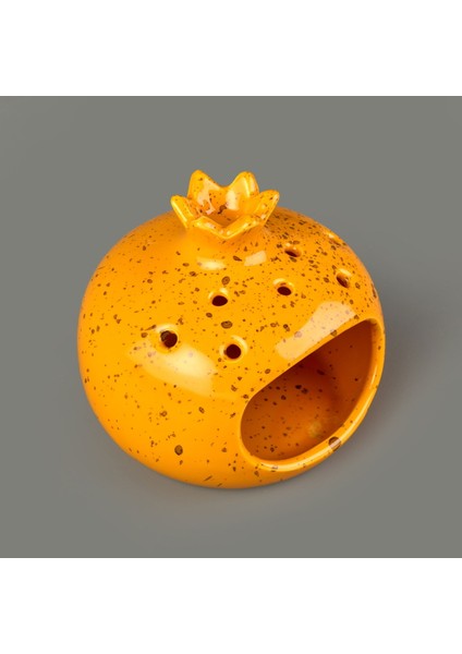 Deco Melograno Buhurdanlık - Turuncu - 10 cm modelleri