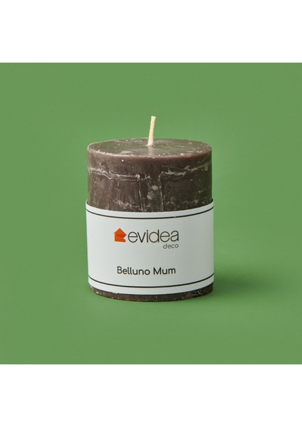 Deco Belluno Mum - Koyu Gri - 8 cm