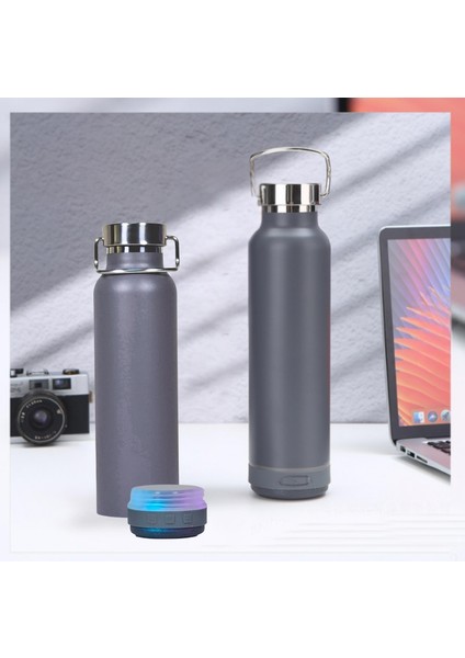 Bluetooth Hoparlörlü Paslanmaz Çelik Termos 600 Ml-Çift Katmanlı fiyatları