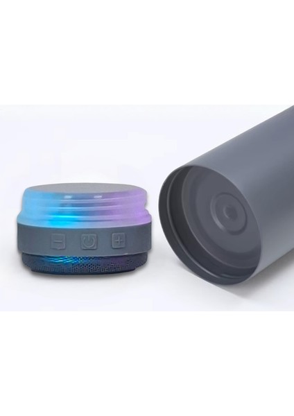 Bluetooth Hoparlörlü Paslanmaz Çelik Termos 600 Ml-Çift Katmanlı