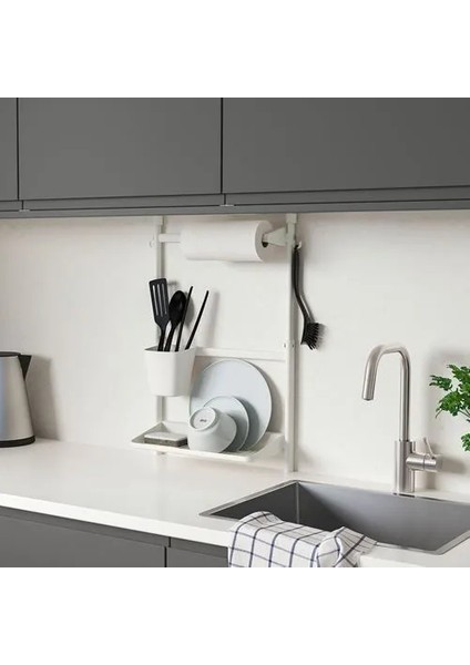 Sunnersta Duvar Rayı Beyaz 45/65 x 45,7 cm Kutulu Tutacaklı ve Düzenleyicili fiyatları