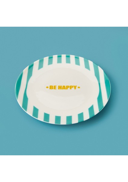 Kitchen Be Happy Tatlı Tabağı - Yeşil - 19 cm
