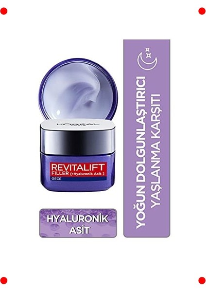 Yaşlanma Karşıtı Dolgunlaştırıcı Gece Kremi (50ML)
