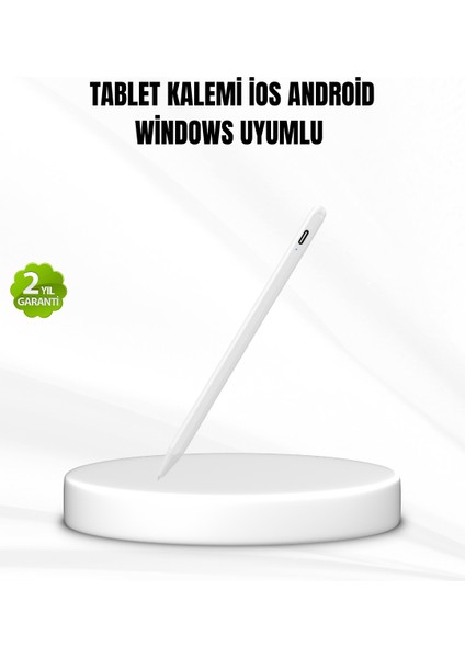 Yzlal Akıllı Dokunmatik Kalem – Type-C Şarjlı, Manyetik, Apple Pencil Alternatifi Stylus Pen