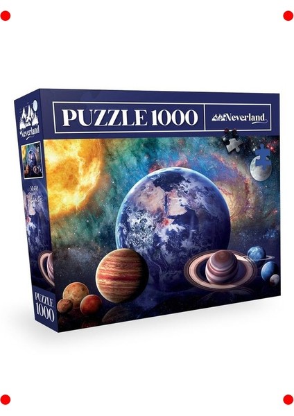 1000 Parça Gezegenler Temalı Yapboz