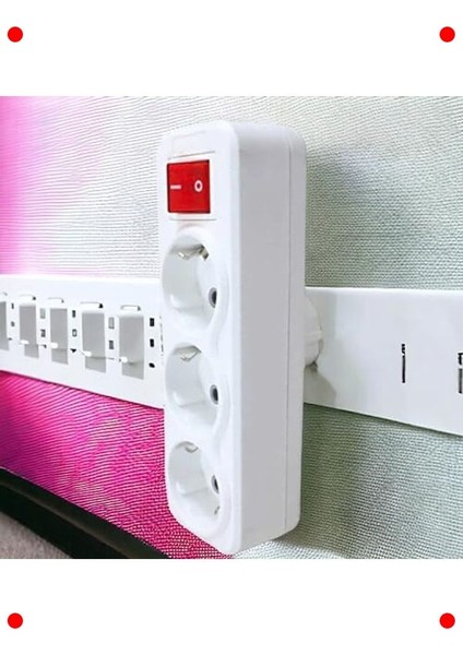 Anahtarlı 3'lü Topraklı Kablosuz Grup Priz indirimleri