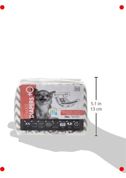 Dişi Köpek Külodu - Xs Beden - 10'lu Paket modelleri