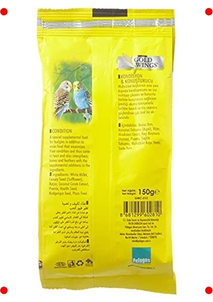 Muhabbet Kuşu Kondisyon ve Konuşturucu Yemi 150 G fiyatları
