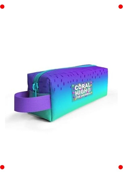 Kız Çocuk Mor Lila Renk Geçişli Tek Bölmeli Kalemlik fiyatları