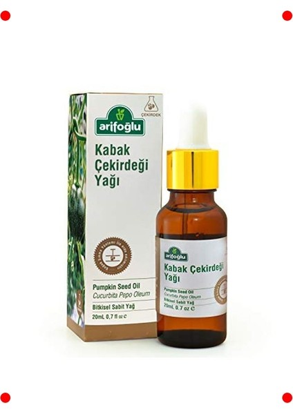 Soğuk Sıkım Kabak Çekirdeği Yağı 20 ml