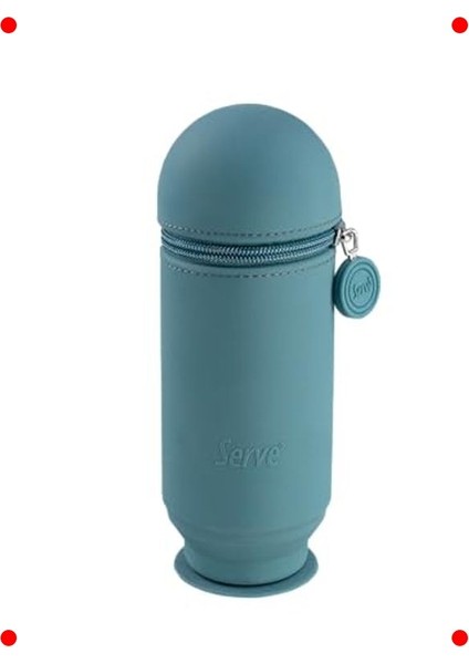 Okyanus Mavi Kalem Çantası, Geniş Hacimli