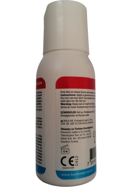 Burn Med Yanık Ilkyardım Tto 59 ml Jel modelleri