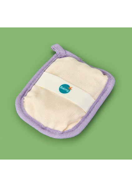 Menekşe Sabun Dolgulu Banyo Kesesi - Bej