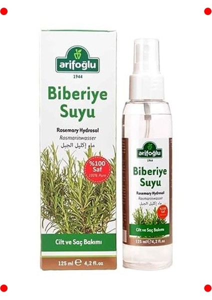 Saf Biberiye Suyu Saç Güçlendirici Sprey 125ML
