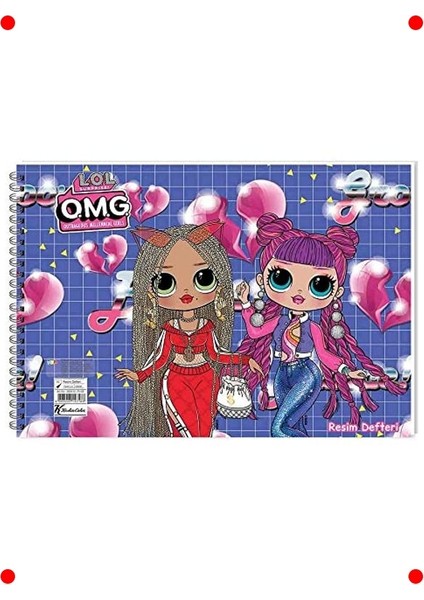 Spiralli Resim Defteri 25X35 Cm, 15 Yaprak modelleri