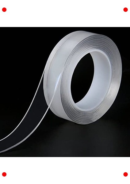 Yıkanabilir Şeffaf Çok Amaçlı Çift Taraflı Bant