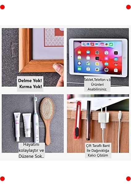 Yıkanabilir Şeffaf Çok Amaçlı Çift Taraflı Bant modelleri