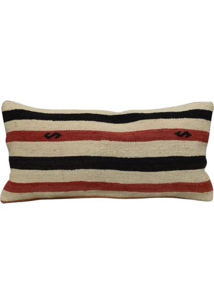 El Dokuma Lumbar Kilim Kırlent Yastık Kılıfı 0301 - Yeni - Çok Renkli