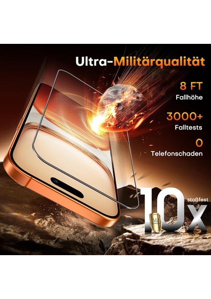 Apple iPhone 17 Pro Max Uygulama Aparatlı Tam Kapatan Temperli Ekran Koruyucu Kırılmaz Cam Magic Box indirimleri