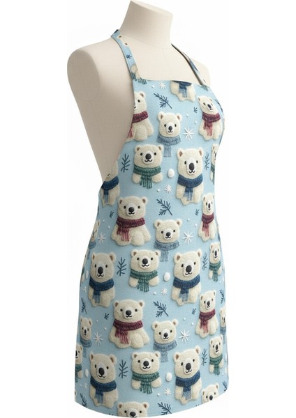 Unisex Mutfak Önlüğü Aşçı Önlüğü Yeni Yıl Yılbaşı Noel Baba fiyatları