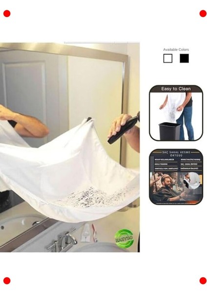 Pratik Sakal ve Saç Kesme Örtüsü fırsatları