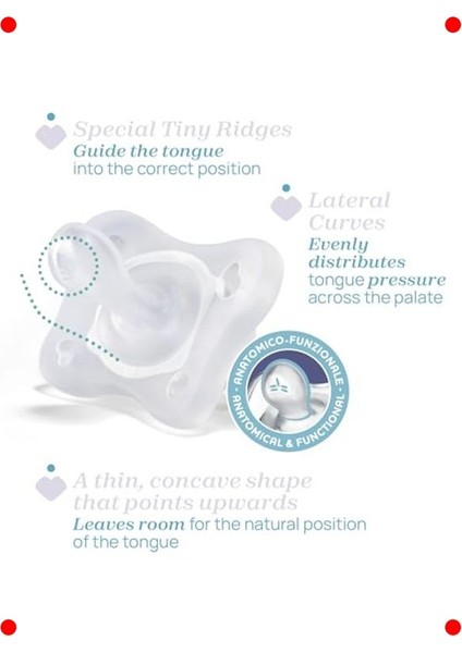 Anatomik Silikon Bebek Emziği (2-6 Ay, 2'li) indirimleri