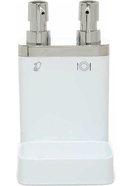 Viva 2'li Süngerlikli Sıvı Sabunluk - Beyaz fiyatları