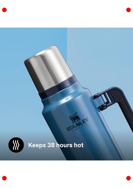 Sağlam Klasik Vakumlu Çelik Termos - 1.4 Lt fırsatları