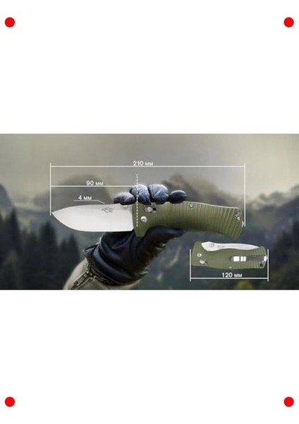 Yeşil Katlanabilir Cep Çakısı - Çok Amaçlı ve Dayanıklı modelleri