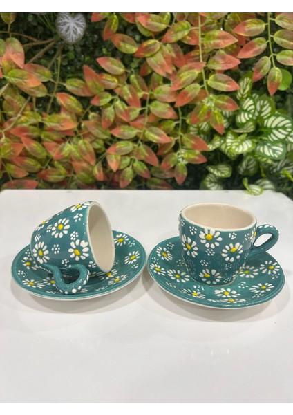 %100 El Yapımı Seramik Kahve Fincanı