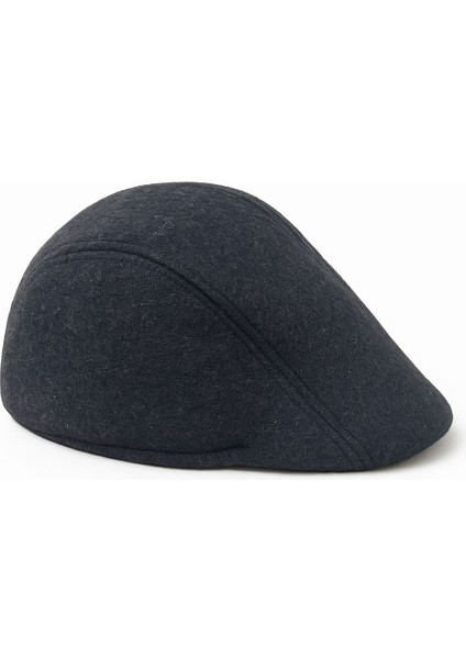 Erkek Kışlık Yün Kasket Kulak Kapatan-Ense Koruyucu – Ördek Model (Standart 60 Cm)