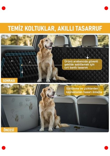 Evcil Hayvan Uyumlu Su Geçirmez Bagaj Örtüsü (Gri) fiyatları