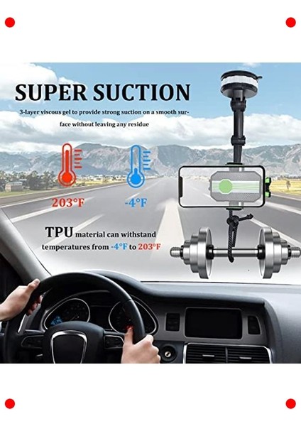 Evrensel Güçlü Vantuzlu Araç Telefon Tutacağı fiyatları