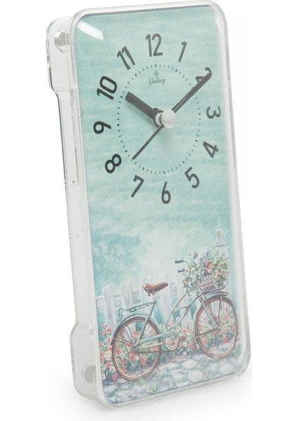 Dikdörtgen Duvar Saati - Renkli - 17X9 cm fiyatları