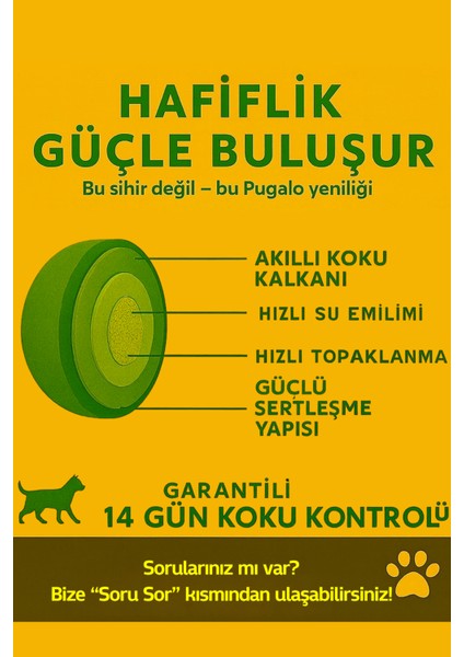 Ekonomik Paket 3X10LT Tozsuz Naturel Premium Koku Hapseden Topaklanan Kedi Kumu 30LT fırsatları