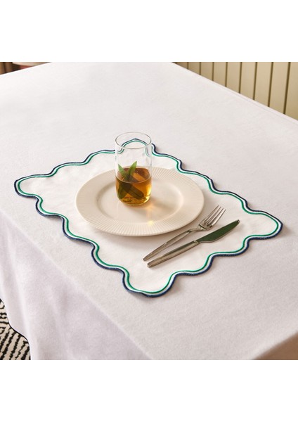 Soft Nonna Amerikan Servis - Yeşil / Mavi - 30X50 cm fiyatları