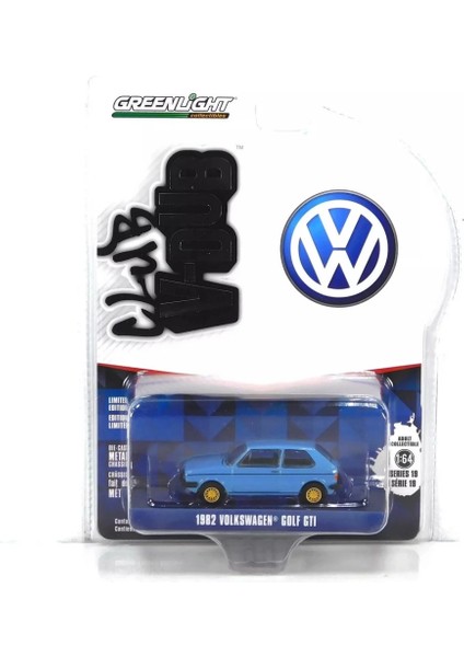 Greenlight 1/64 Club Vee-Dub Series 19- 1982 Volnessiworldwagen Golf– Monaco Blue fiyatları