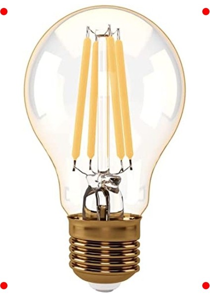 Dekoratif E27 Filaman LED Lamba Sarı Işık