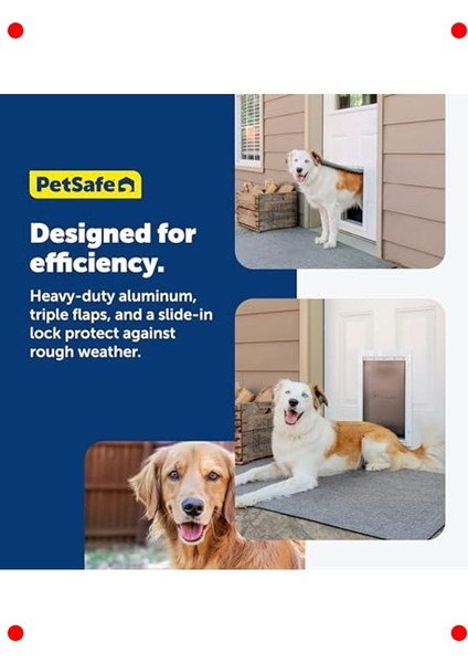 Büyük Irk Evcil Hayvan Kapısı (Ekstrem Hava Koşulları) fırsatları