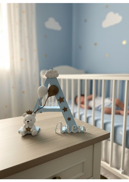 Kişiye Özel Isimli 3D Harf Dekoru Bebek Çocuk Odası Kapı/duvar Süsü - Doğum Hediyesi Isimlik fiyatları