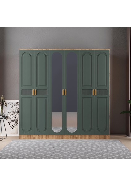 Dova 6 Kapaklı Eko Gardırop - Mdf Kapak fiyatları
