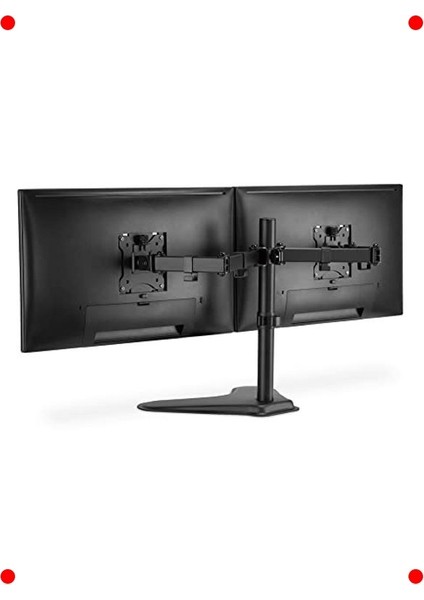 Ikili Monitör Standı - 32 Inçe Kadar - Siyah fiyatları