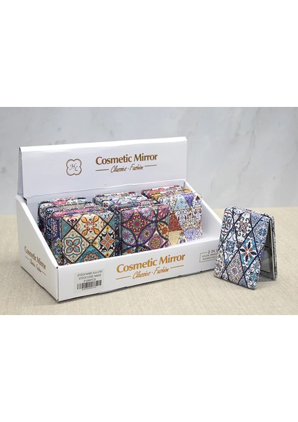 Taşlı El Aynası Dikdörtgen Kalın ALK3747