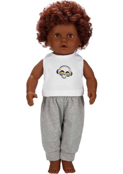 Dollz'n More Dada Kıvırcık Saçlı Bebek 60 cm